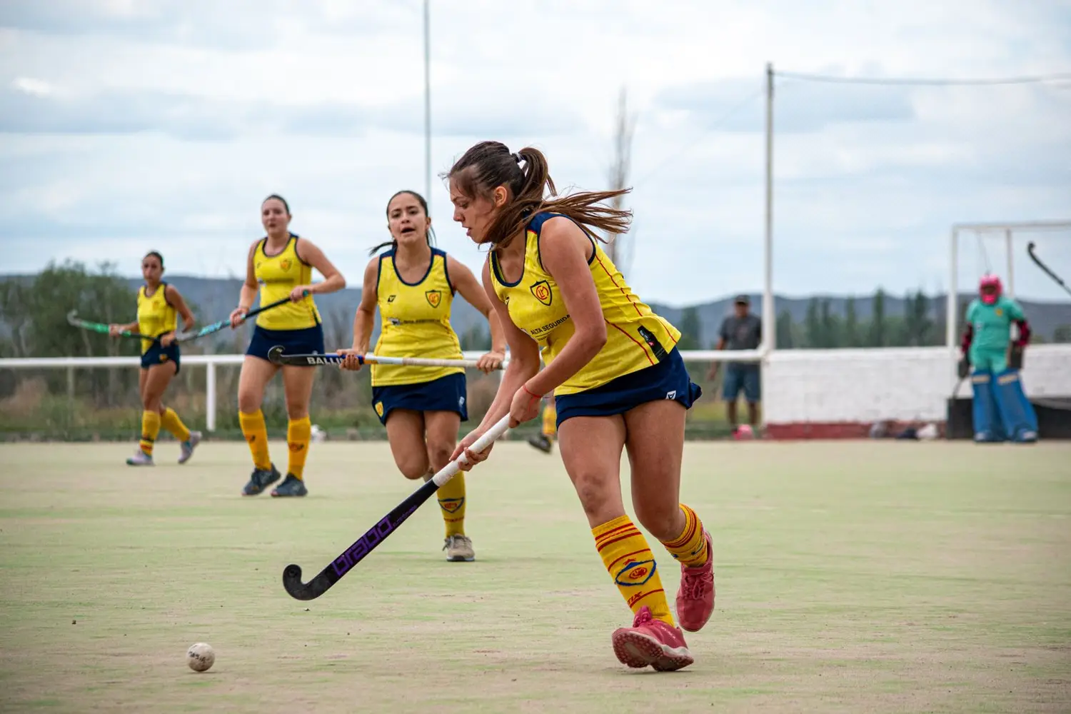 Young athletes in a match